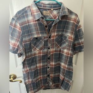 Vintage short sleeve flannel